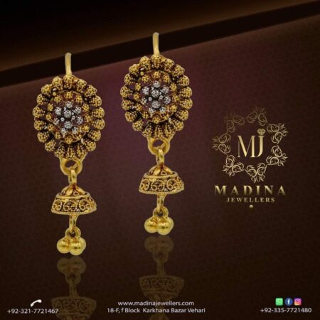 Gold Earring Design 0004
