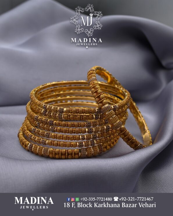 Gold Bangles Design BA