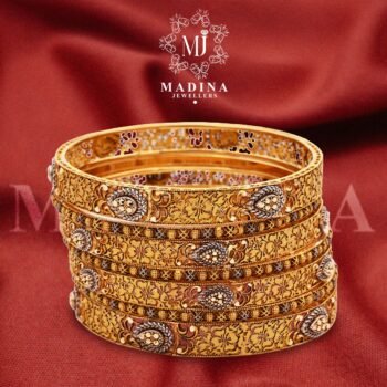 Gold Bangles Design BA002