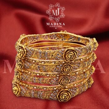 Gold Bangles Design BA003