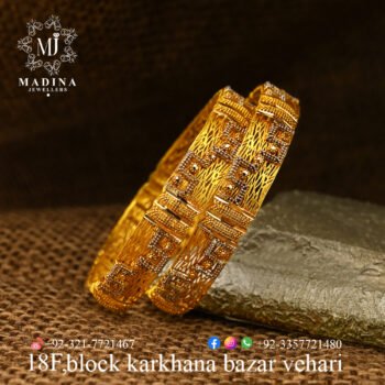 Gold Bangles Design BA011