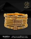 Gold Bangles Design BA012