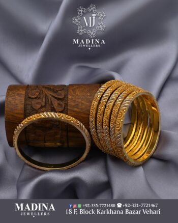 Gold Bangles Design BA014