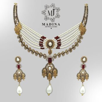 Gold Necklace Design NA004