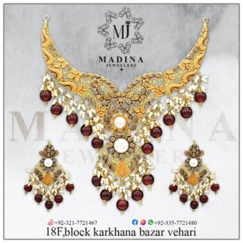 Gold Necklace Design NA011