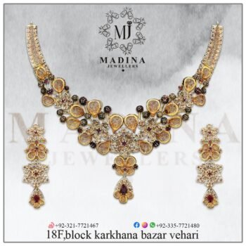 Gold Necklace Design NA014