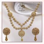 Gold Necklace Design NA022