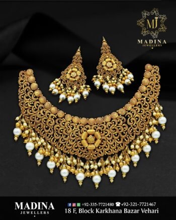 Gold Necklace Design NA026