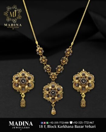 Gold Necklace Design NA027