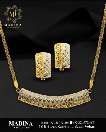 Gold Necklace Design NA029