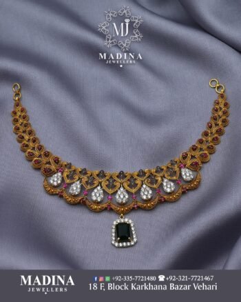Gold Necklace Design NA039