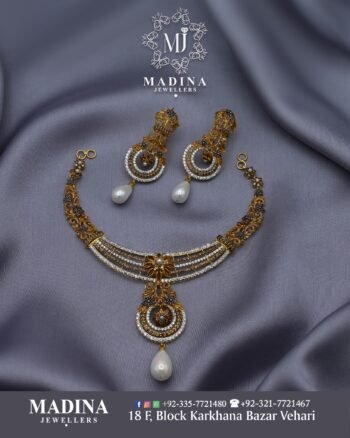 Gold Necklace Design NA040